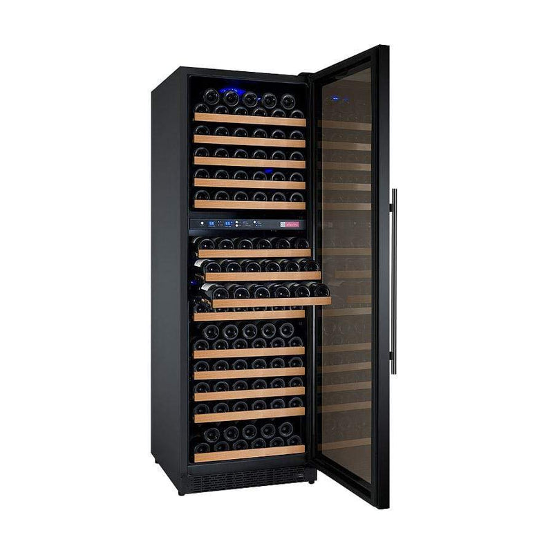 Allavino 24" Wide FlexCount II Tru-Vino 172 Bottle Dual Zone Black Right Hinge Wine Refrigerator AO VSWR172-2BR20