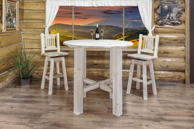 Montana Woodworks Homestead Collection Bistro Table, Ready to Finish MWHCBT