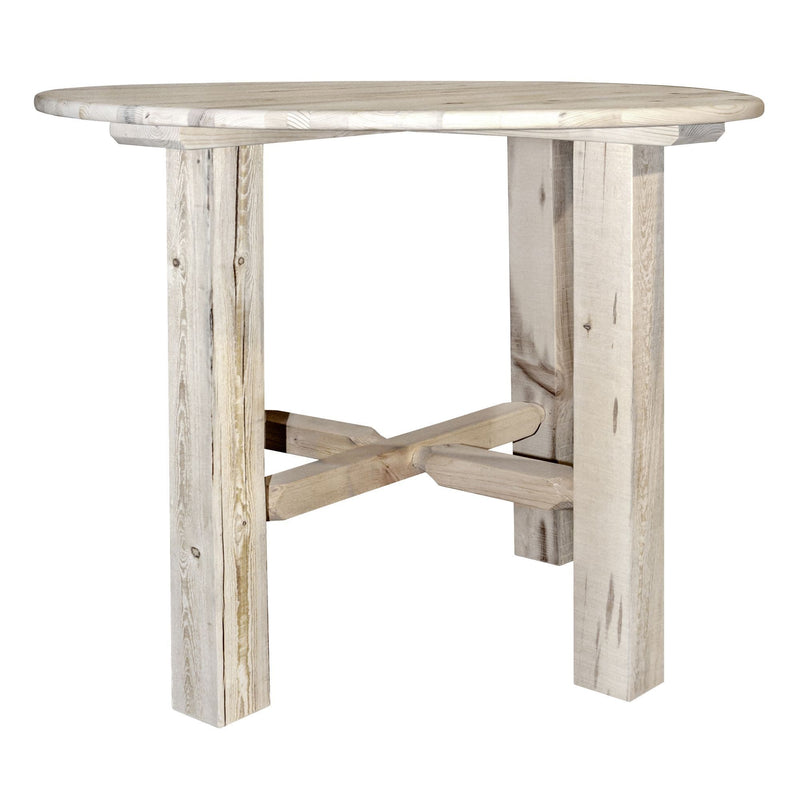 Montana Woodworks Homestead Collection Counter Height Bistro Table, Ready to Finish MWHCBT36
