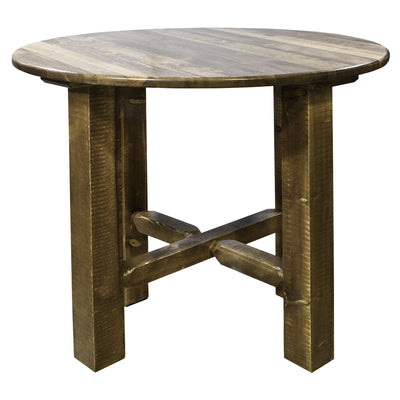 Montana Woodworks Homestead Collection Counter Height Bistro Table, Stain & Lacquer Finish MWHCBTSL36