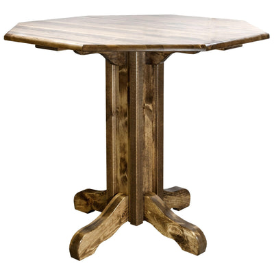 Montana Woodworks Homestead Collection Counter Height Pub Table, Stain & Lacquer Finish MWHCPTTSL36