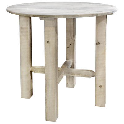 Montana Woodworks Montana Collection Counter Height Bistro Table, Clear Lacquer Finish MWBTV36