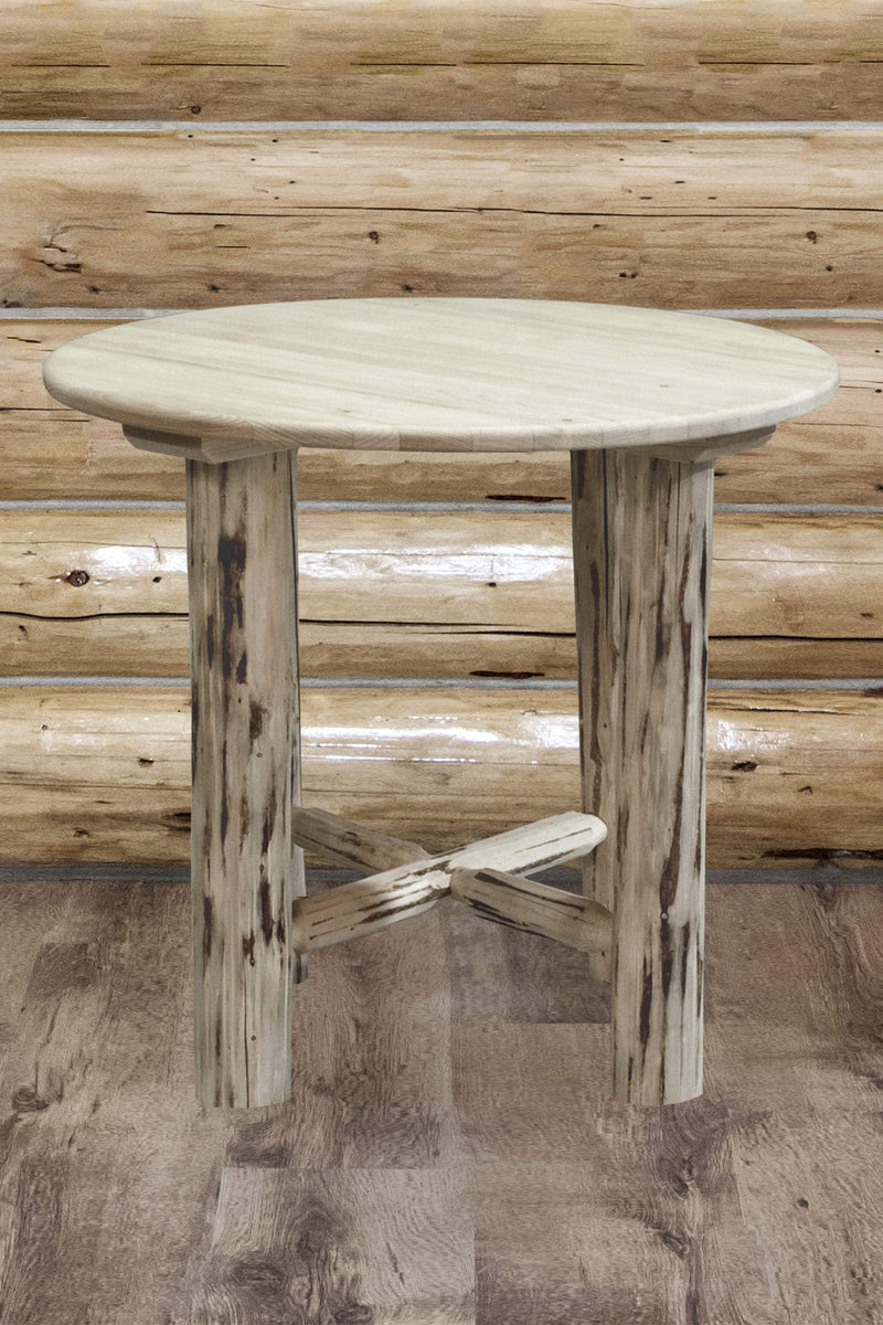 Montana Woodworks Montana Collection Counter Height Bistro Table, Clear Lacquer Finish MWBTV36
