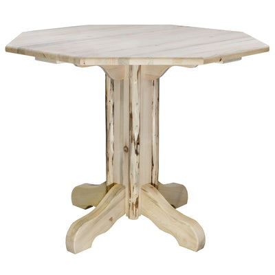 Montana Woodworks Montana Collection Pub Table, Clear Lacquer Finish MWPTTV