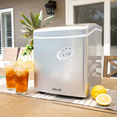 NewAir NewAir Countertop Ice Maker, 28 lbs. of Ice a Day, 3 Ice Sizes, BPA-Free Parts AI-100SS