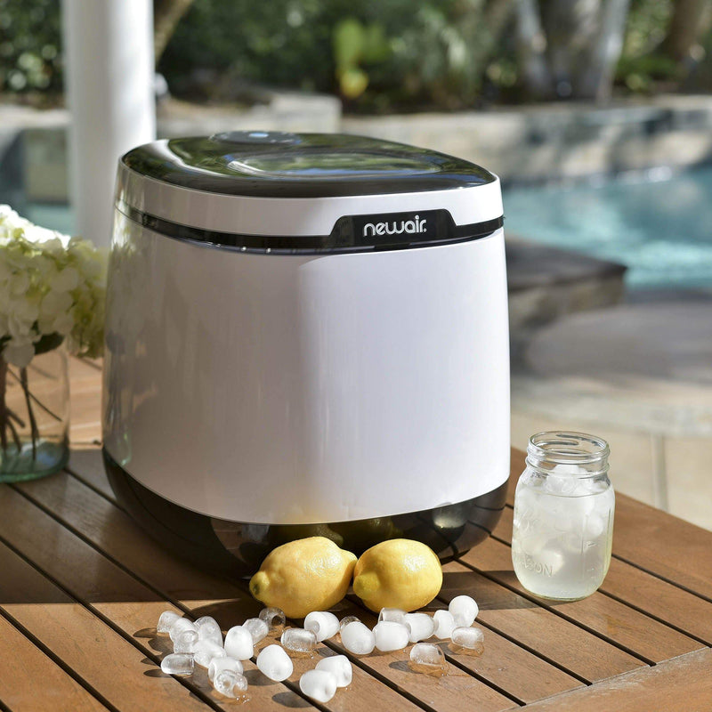 NewAir NewAir Countertop Ice Maker, 50 lbs. of Ice a Day, One Button Operation and Easy to Clean BPA-Free Parts AI-250W