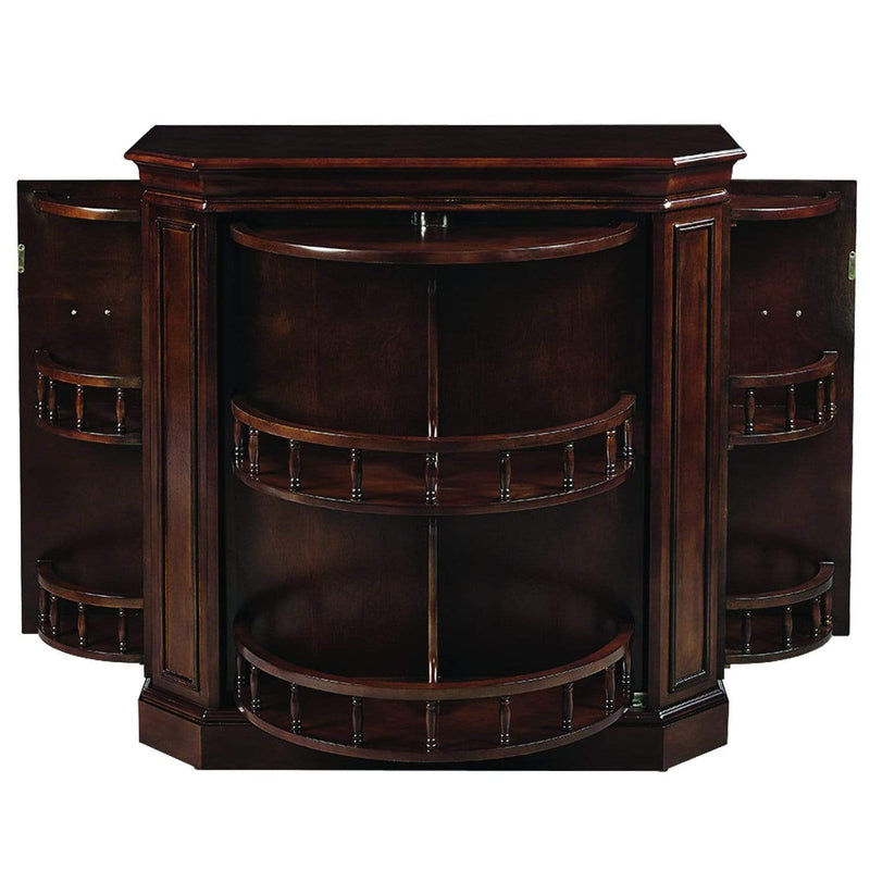 RAM Game Room Bar Cabinet W/ Spindle - Cappuccino BRCB1 CAP