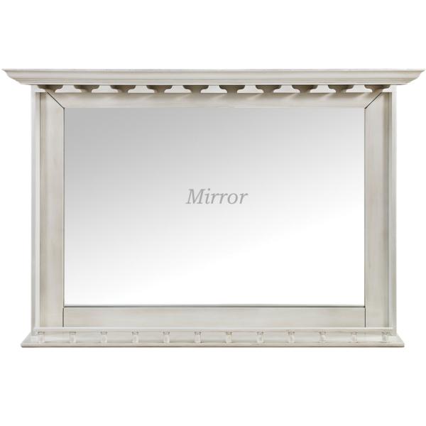 RAM Game Room Bar Mirror - Antique White BMR AW