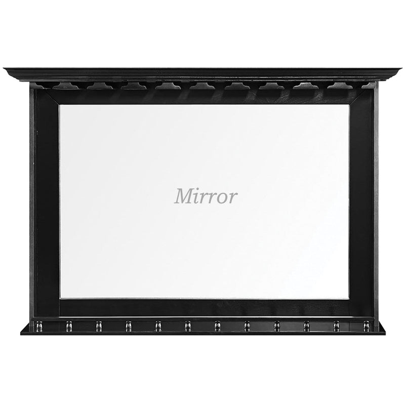 RAM Game Room Bar Mirror - Black BMR BLK
