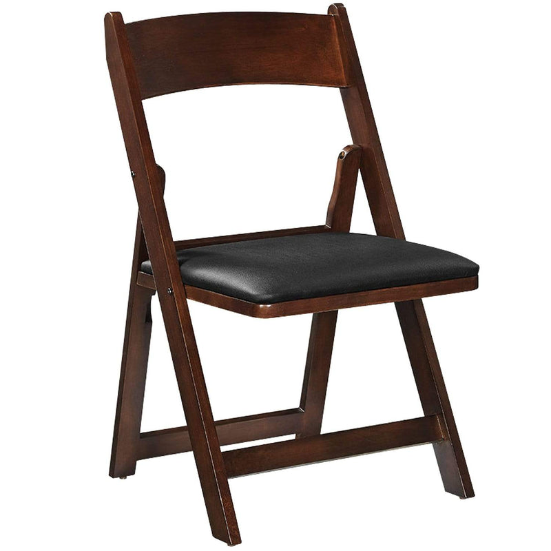 RAM Game Room Folding Game Chair - Cappuccino GCHR4 CAP