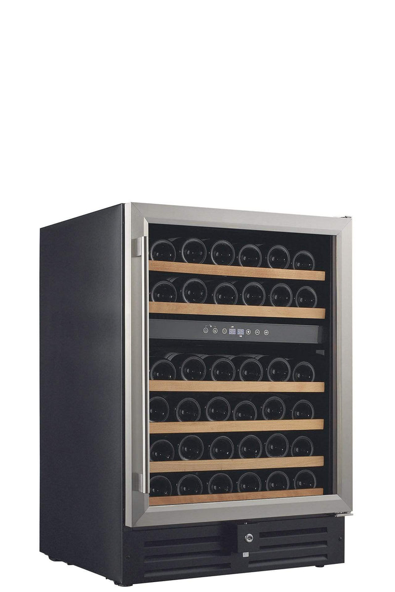 Smith & Hanks Smith & Hanks 46 Bottle Dual Zone Wine Cooler, Stainless Steel Door Trim RW145DR RW145DR