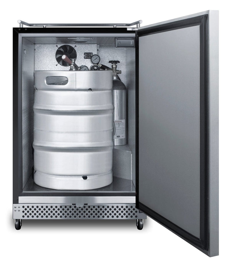 Summit Commercial Summit Commercial 24" Wide Built-In Outdoor Kegerator SBC696OSNK