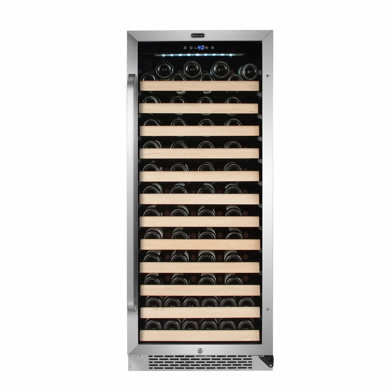 Whynter Whynter 100 Bottle Built-in Stainless Steel Compressor Wine Refrigerator with Display Rack and LED display BWR-1002SD BWR-1002SD