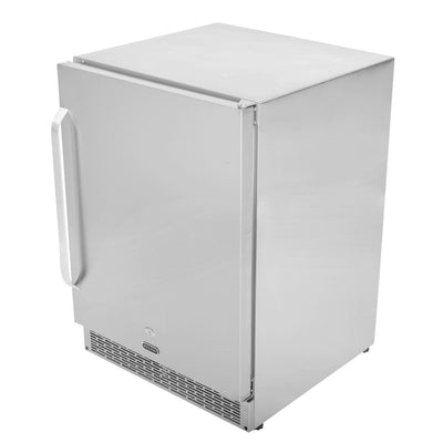 Whynter Whynter Energy Star 24″ Built-in Outdoor 5.3 cu.ft. Beverage Refrigerator Cooler Full Stainless Steel Exterior with Lock and Optional Caster Wheels BOR-53024-SSW BOR-53024-SSW