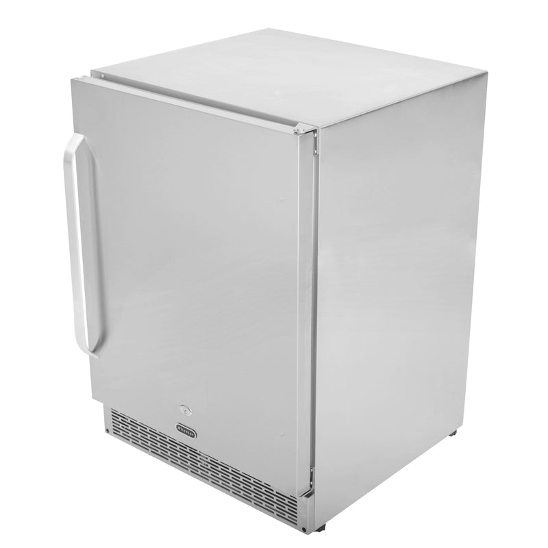 Whynter Whynter Energy Star 24″ Built-in Outdoor 5.3 cu.ft. Beverage Refrigerator Cooler Full Stainless Steel Exterior with Lock and Optional Caster Wheels BOR-53024-SSW BOR-53024-SSW